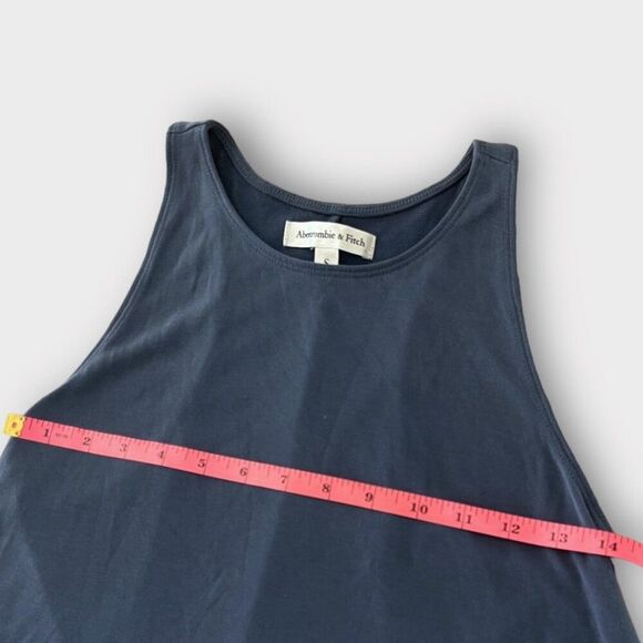 Abercrombie & Fitch Blue Racerback Dress Sz S – Casual & Versatile Style - Picture 4 of 8